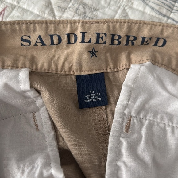 Men's Saddelbred Khaki Cargo Shorts - Picture 5 of 7